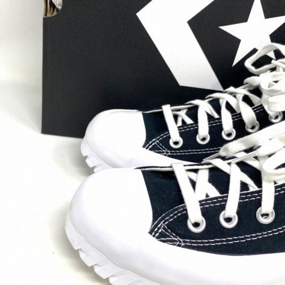 Converse Chuck Taylor All Star Lugged 2.0 High Top A00870C Canvas Black Women's - Picture 8 of 12